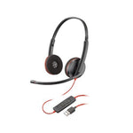 POLY BLACKWIRE 3220 STEREO USB -A HEADSET