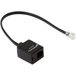 POLY RJ9 SOCKET TO RJ9 CABLE  0.2M