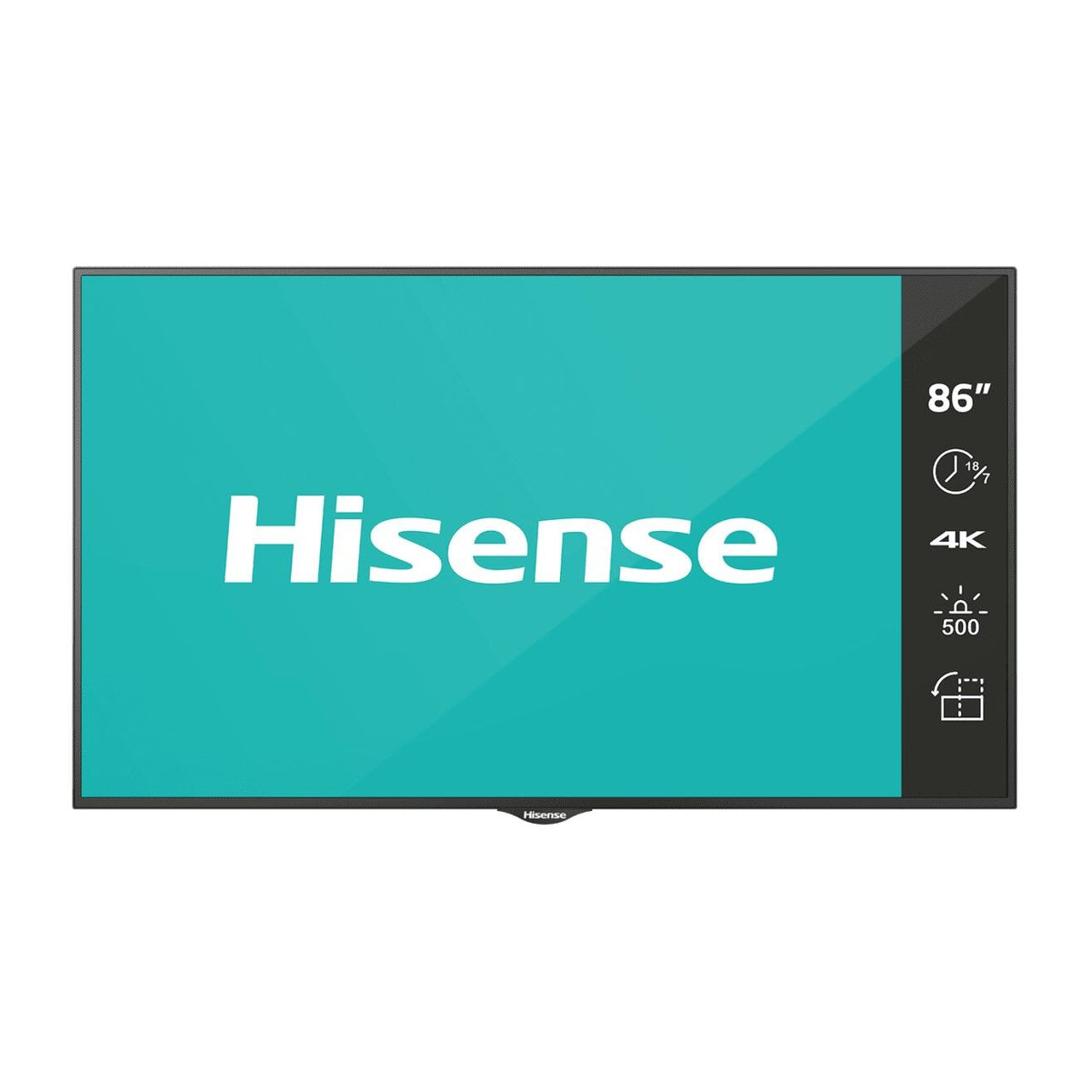 Hisense 86B4E30T 86" UHD 4K Digital Signage | 500 Nits Brightness | 18/7 Commercial Display 