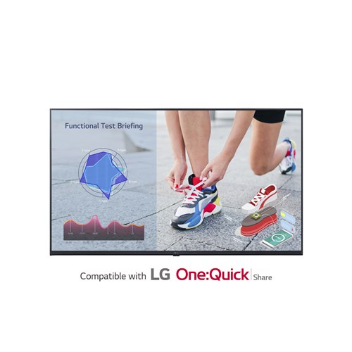 LG 86" 86UL3J 4K UHD IPS Digital Signage – Professional webOS 6.0 Display with AV Integration, One:Quick Share & Slim Design