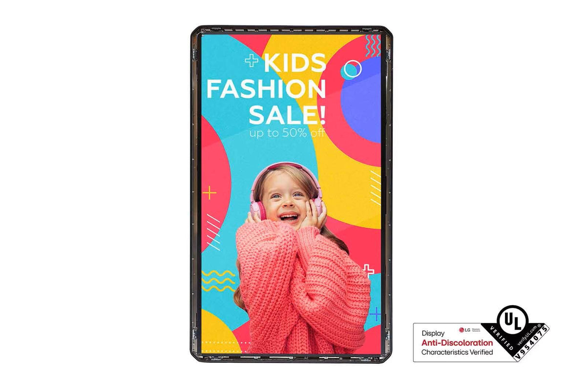 LG 86XF3FK 86” 4K Open Frame Outdoor Digital Signage Panel | 3300 Nits | 24/7 | webOS 6.0