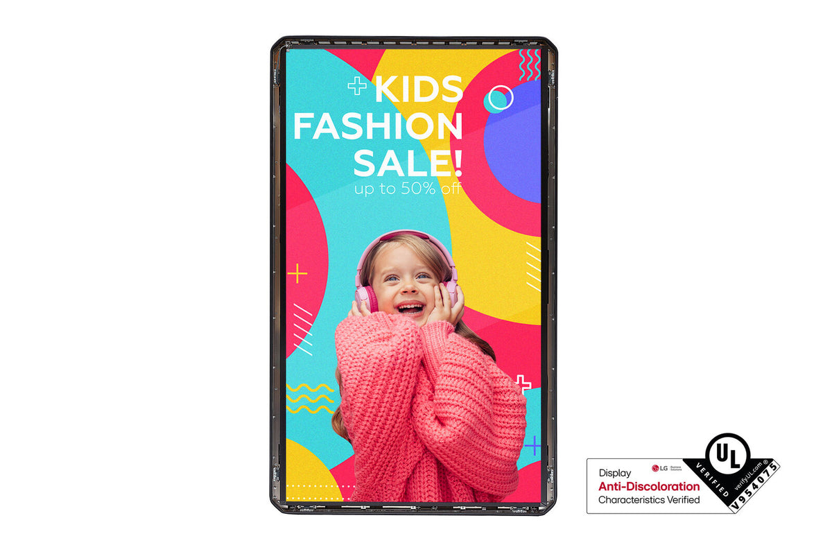 LG 86" 86XF3SK 4K UHD 3,300 Nits 24/7 Outdoor Open-Frame Digital Signage Panel with webOS 6.0 | High-Brightness Commercial Display
