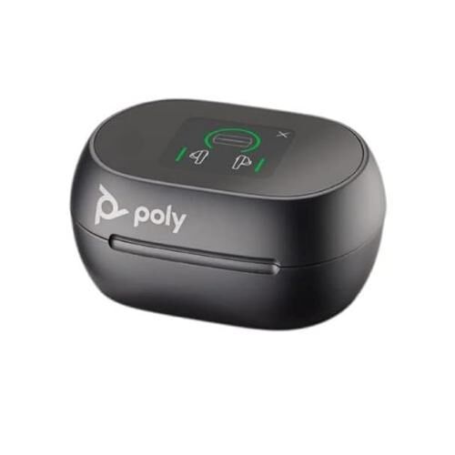 POLY VOYAGER FREE 60 UC BLACK TOUCHSCREEN CHARGE CASE FOR B T700 USB-C ADAPTER