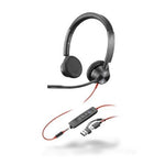 POLY BLACKWIRE 3325 STEREO MIC ROSOFT TEAMS CERTIFIED USB-C H EADSET 3.5MM PLUG USB-C/A