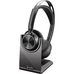 POLY VOYAGER FOCUS 2 USB-C-C H EADSET USB-C/A ADAPTER CHARG ING STAND WW