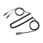 POLY CABLE STEREO WITH DUAL 3. 5MM TO QD CONNECTOR