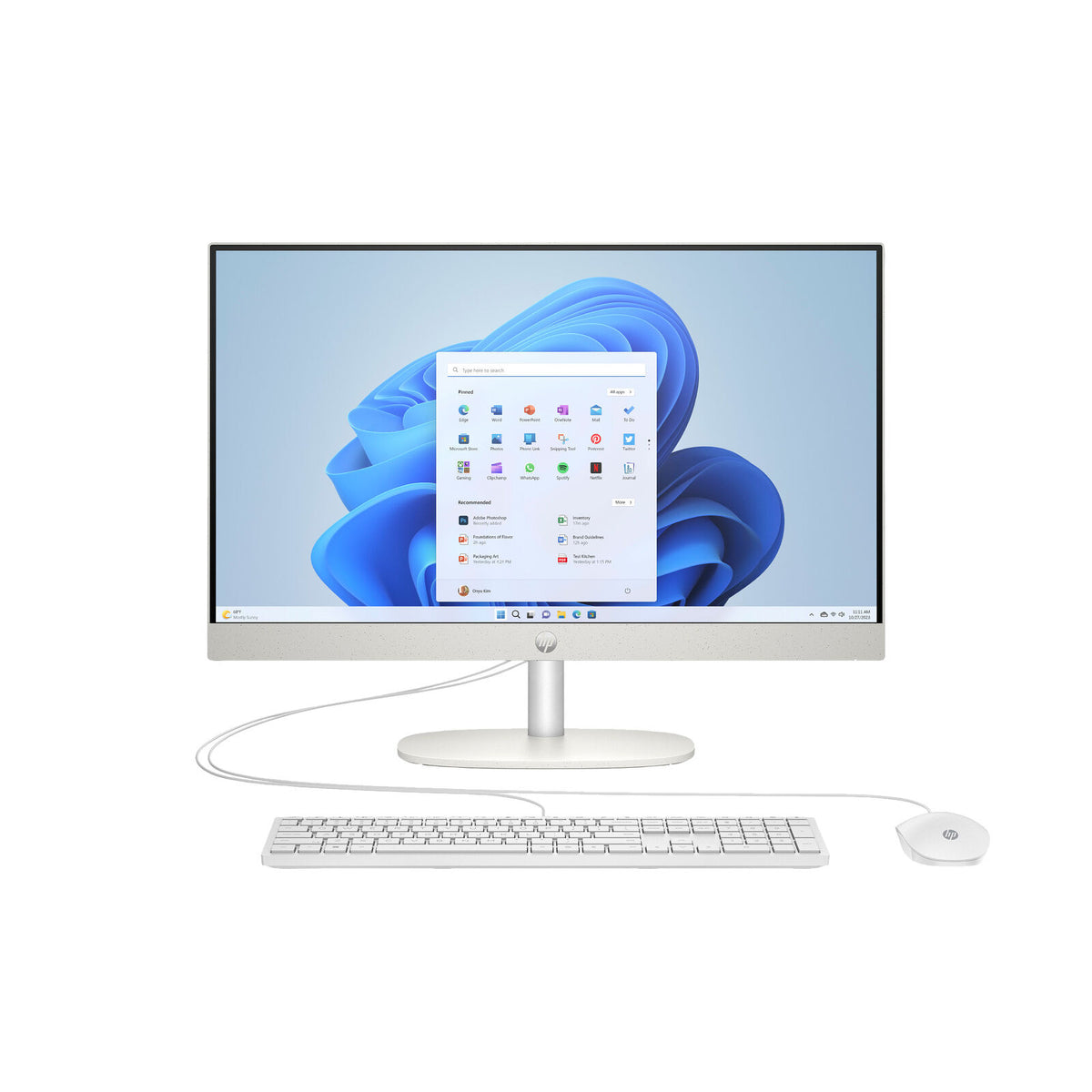 HP AIO 24-cr1001a PC | A9BW8PA | 23.8" FHD Desktop | Intel Ultra 7 | 16GB RAM | W11 Home