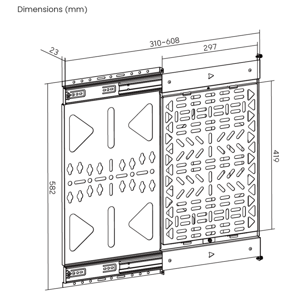 Arkin Sliding Av Storage Panel