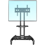 Height Adjustable Trolley For Tv Screen Size 40 65 Max 45 5kg