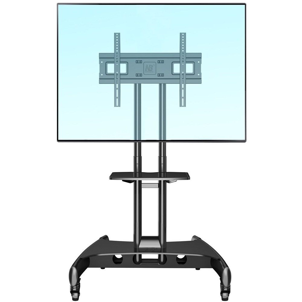 Height Adjustable Trolley For Tv Screen Size 40 65 Max 45 5kg