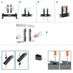 Height Adjustable Trolley For Tv Screen Size 40 65 Max 45 5kg