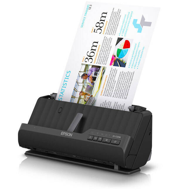 Epson WorkForce ES-C320W Wireless Compact Duplex Document Scanner