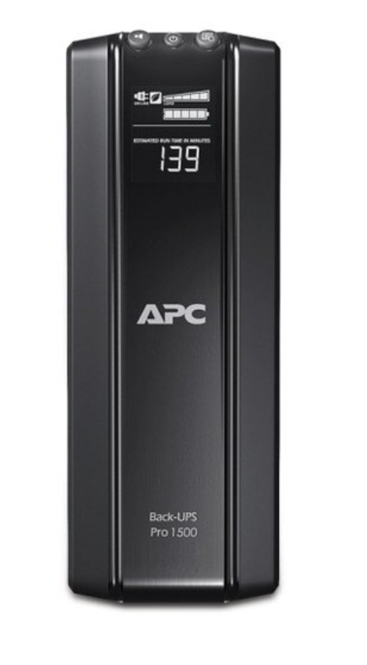 APC Back-UPS Pro, Back-UPS Pro, 1500VA/865W, Tower, 230V, 10x IEC C13 outlets, AVR, LCD, User Replaceable Battery