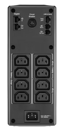 APC Back-UPS Pro, Back-UPS Pro, 1600VA/960W, Tower, 230V, 8x IEC C13 outlets, AVR, LCD, User Replaceable Battery