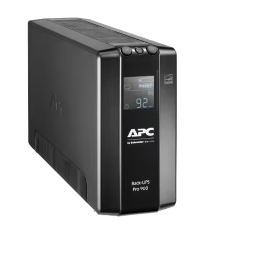 APC Back-UPS Pro, Back-UPS Pro, 900VA/540W, Tower, 230V, 6x IEC C13 outlets, AVR, LCD, User Replaceable Battery