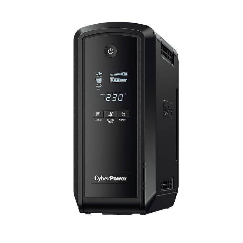 CyberPower CP900EPFCLCDa 900VA UPS – Pure Sine Wave, Active PFC-Compatible Line-Interactive UPS