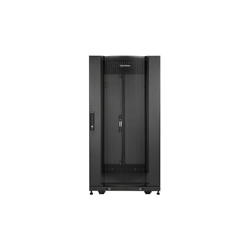 CyberPower 24U Swing-Out Rack Enclosure – 1070mm Deep, Perforated Doors, 1365kg Capacity