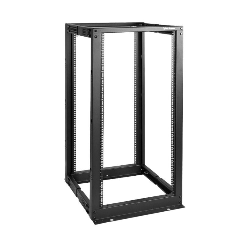 CyberPower CR25U40001 25U Adjustable 4-Post Open Rack Frame – 800kg Capacity