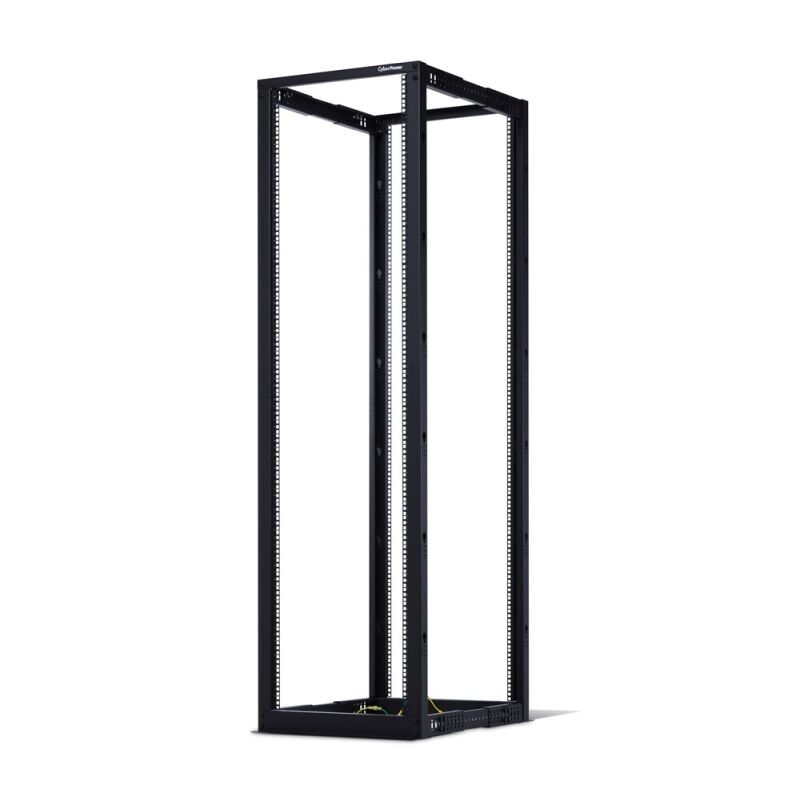CyberPower CR45U40001 45U Adjustable Depth Open Frame Rack | High-Capacity 4-Post Server Rack 