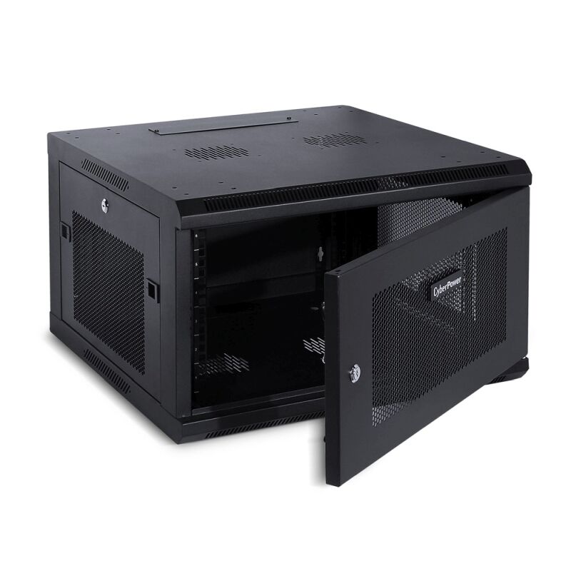 CyberPower CR6U61001 6U Wall Mount Rack Enclosure | Compact 19