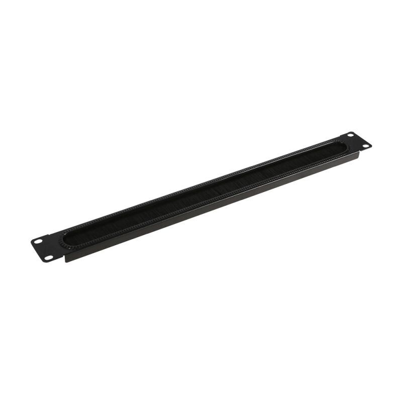 CyberPower CRA30005 1U Horizontal Brush Panel Cable Manager – Premium 19-Inch Rack Airflow Organizer