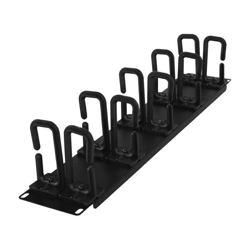 CyberPower CRA30006 2U Horizontal Flexi Ring Cable Manager Rack – 19-Inch Flexible Cable Routing Solution