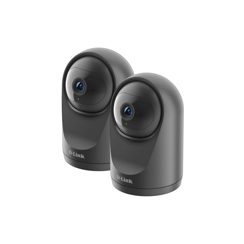 D-Link DCS-6500LHV2 2-Pack Full HD Compact Pan & Tilt Wi-Fi Security Camera | Smart Motion Tracking