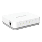 D-Link 5-Port Gigabit Desktop Switch | Silent Plug-and-Play Network Switch for Home & Office