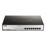 D-Link 8-Port Gigabit PoE+ Unmanaged Switch with 140W Power Budget | Silent Rackmount Network Solution