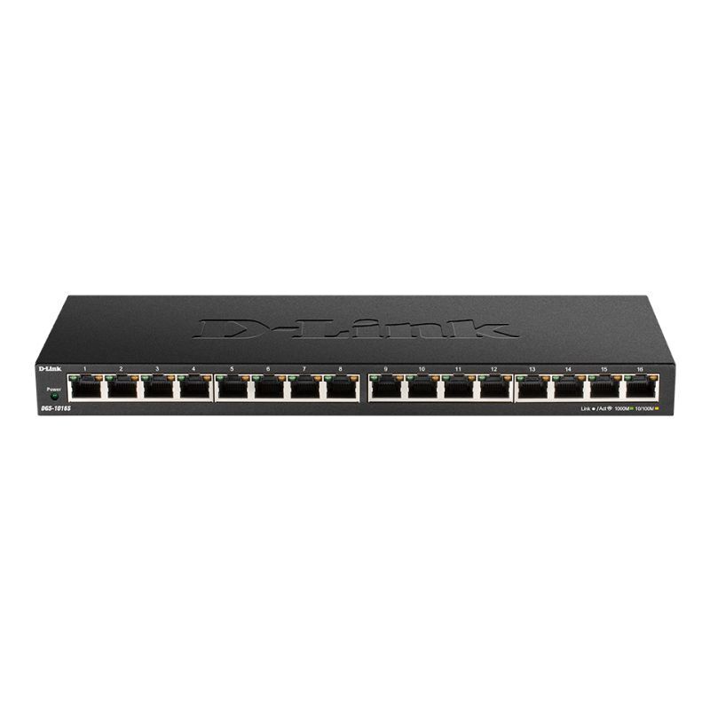 D-Link 16-Port Low Profile Gigabit Unmanaged Switch | Compact High-Speed Network Solution