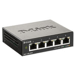 D-Link 5-Port Gigabit Smart Managed Switch | Silent Fanless Layer 2 Networking