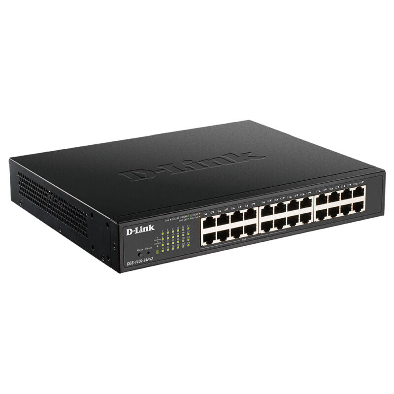 D-Link 24-Port Gigabit Smart Managed PoE+ Switch with 12 PoE Ports | 100W
