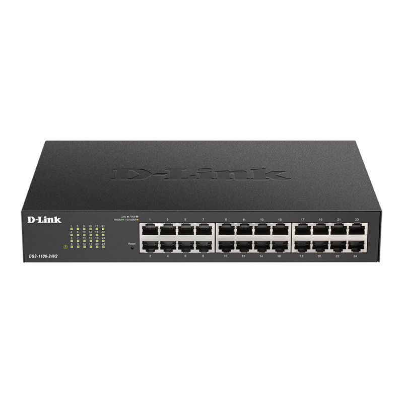 D-Link 24-Port Gigabit Smart Managed Switch | High-Performance Layer 2 Switching for Business