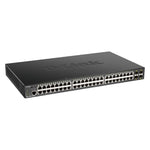 D-Link DGS-1250-52XMP 52-Port Gigabit Smart Managed PoE+ Switch with 4x 10G SFP+ Uplinks & 370W PoE