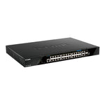 D-Link DGS-1520-28 28-Port Gigabit Smart Managed Stackable Layer 3 Switch with 4 x 10G Uplinks | High-Performance Enterprise Networking 