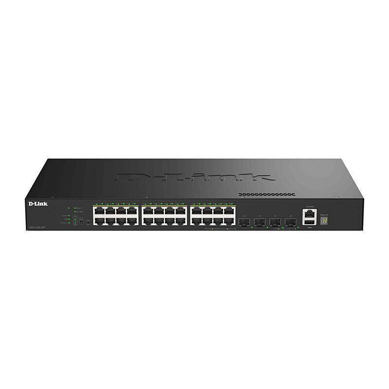 D-Link DGS-1530-28P Smart Managed Stackable PoE+ Switch