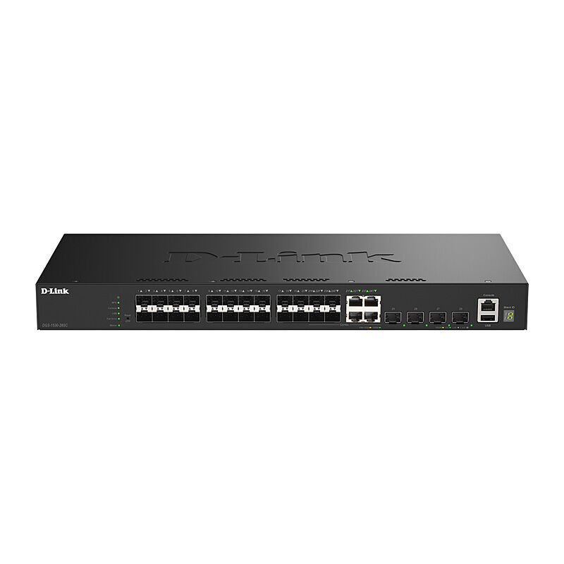 D-Link DGS-1530-28SC Smart Managed Stackable Fibre Switch