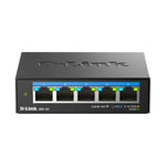 D-Link DMS-105 5-Port Multi-Gigabit Desktop Switch | Silent 2.5G Plug & Play Switch