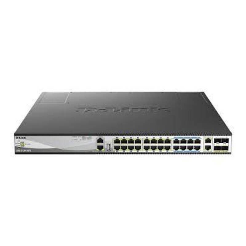 D-Link 30-Port Layer 3 Stackable Multi-Gigabit Managed PoE+ Switch | 2.5G/5G/10G/25G | 740W–960W PoE Budget | Enterprise-Class