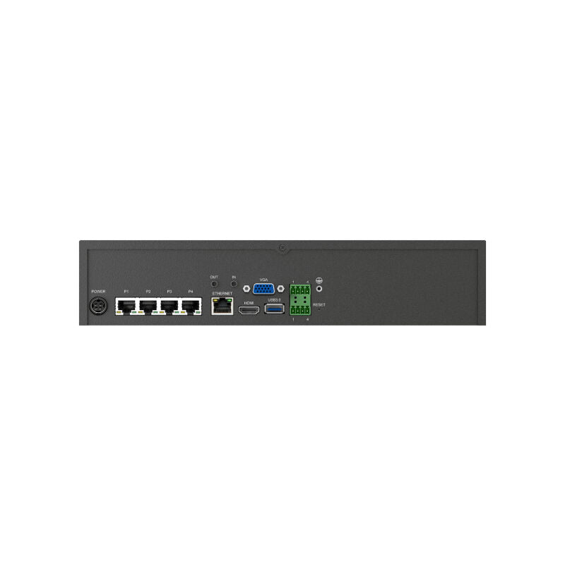 D-Link JustConnect 16-Channel PoE Network Video Recorder | 4 PoE Ports, 2 HDD Bays, HDMI/VGA Output | DNR-2020-04P 