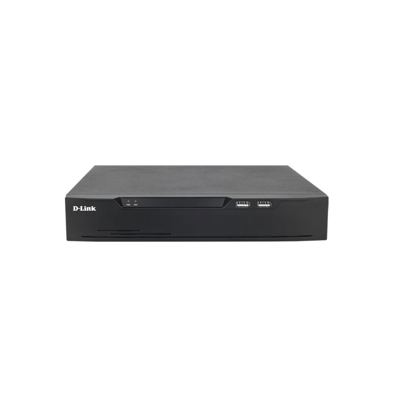 D-Link 8-Channel H.265 PoE Network Video Recorder | AI Detection, 12TB HDD Support, HDMI/VGA Output