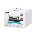 D-Link DNR8P-5MP-4TB Vigilance Surveillance Kit | 8CH NVR with 5 x 5MP Turret Cameras, PoE & 4TB HDD | AI Detection Security System