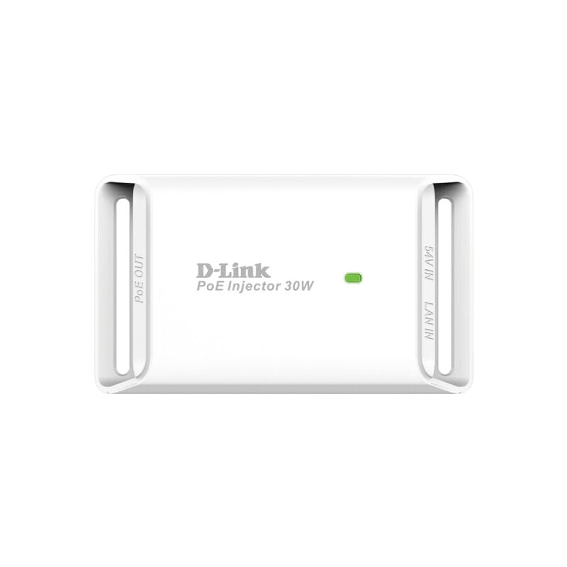 D-Link DPE-301GI Gigabit PoE+ Injector | 30W Power | IEEE 802.3af/at Compliant