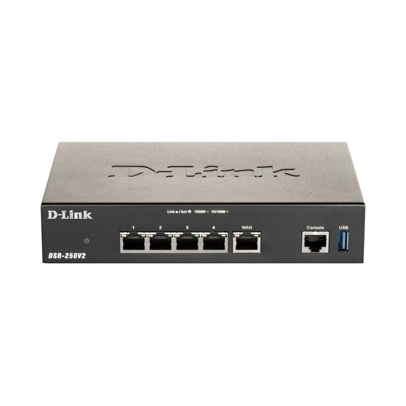 D-Link DSR-250V2 5-Gigabit VPN Router – Secure Business-Class Performance