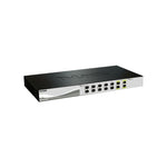 D-Link 12-Port 10 Gigabit Smart Managed Switch with 2 Combo 10GBase-T Ports – Enterprise-Grade SFP+ Layer 2+ Routing