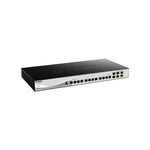 D-Link 16-Port 10G Smart Managed Switch with 4 SFP+ (2 Combo) Ports – High-Performance Layer 2+ Routing for Business Networks