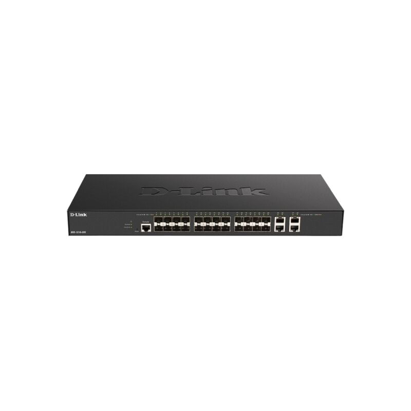 D-Link 28-Port 10G Smart Managed Switch with 24 SFP+ & 4 10GBASE-T – Enterprise-Grade Layer 2+ Performance