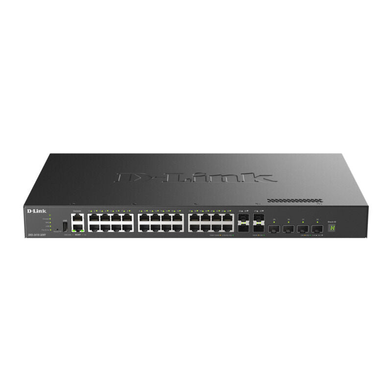 D-Link DXS‑3410‑32XY Layer 3 Stackable 10 Gigabit Managed Switch – High‑Performance 10G/25G Networking