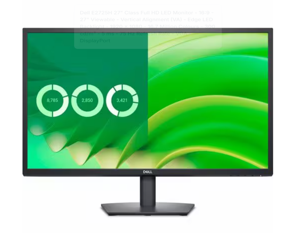 Dell E2725H 27" Full HD Monitor