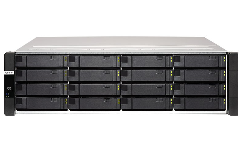 QNAP ES1686dc-2142IT-96G 16-Bay Diskless 3U Rackmount NAS, I